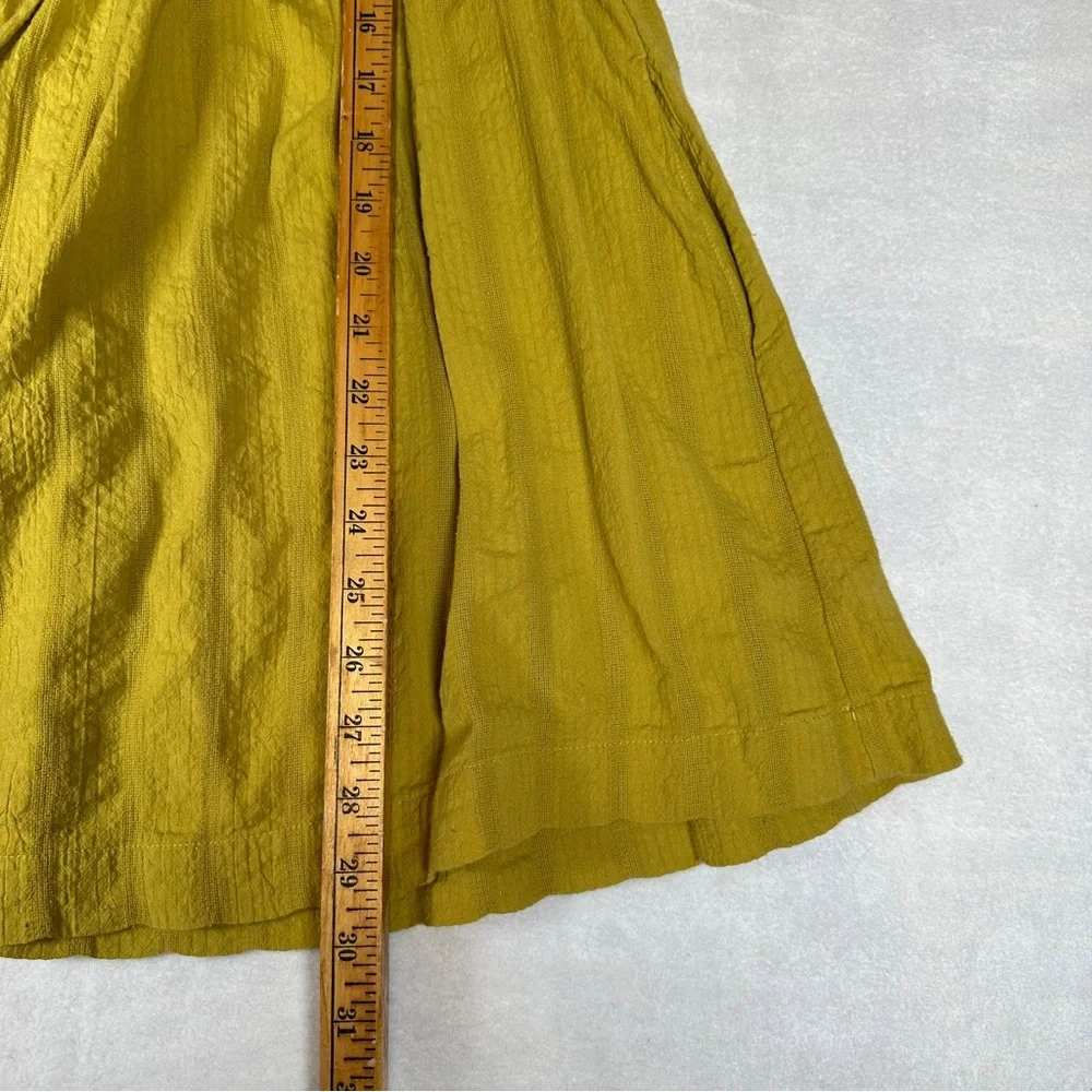 Free people Olive Green Gigi blouse square‎ neck puff sleeve